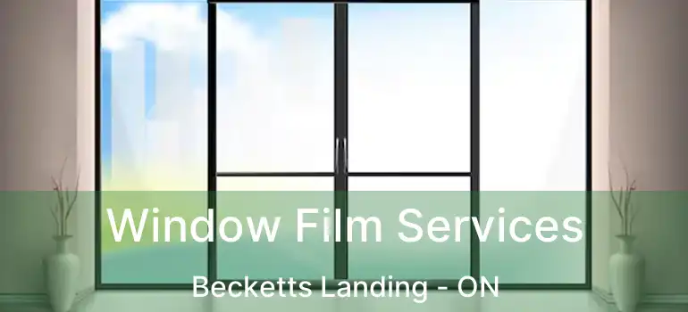  Window Film Services Becketts Landing - ON