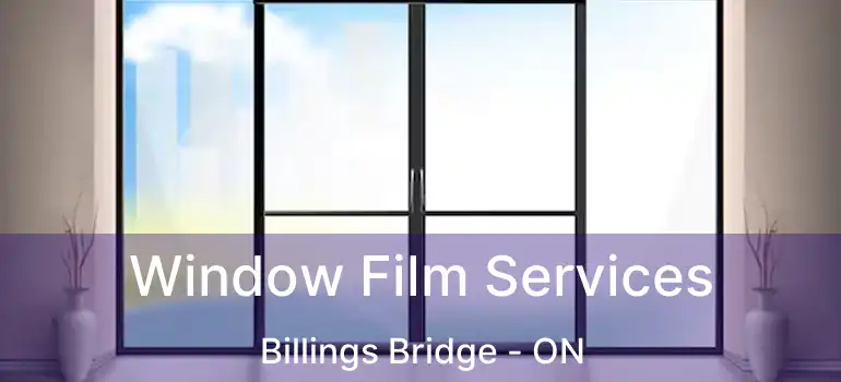  Window Film Services Billings Bridge - ON