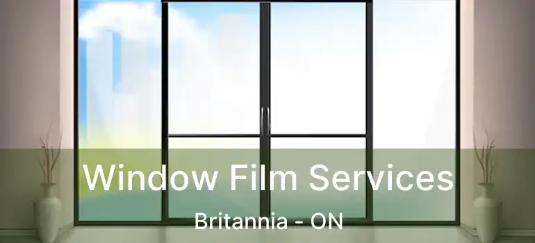  Window Film Services Britannia - ON