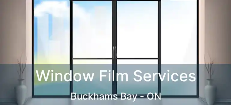  Window Film Services Buckhams Bay - ON