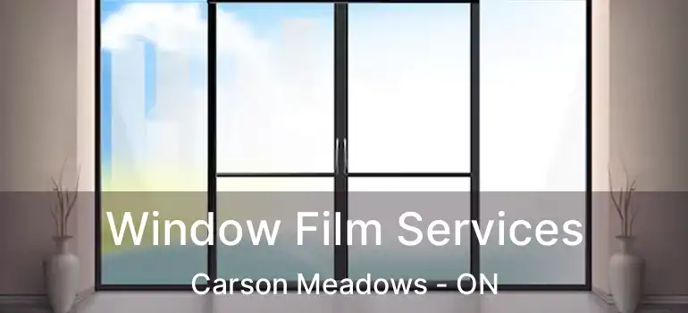  Window Film Services Carson Meadows - ON