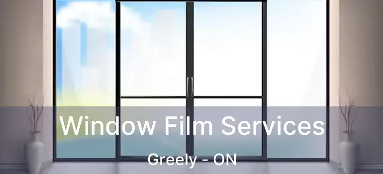  Window Film Services Greely - ON