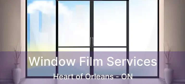  Window Film Services Heart of Orleans - ON