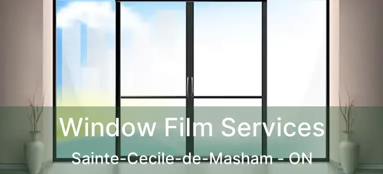  Window Film Services Sainte-Cecile-de-Masham - ON