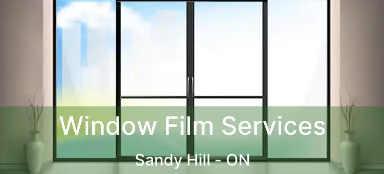  Window Film Services Sandy Hill - ON