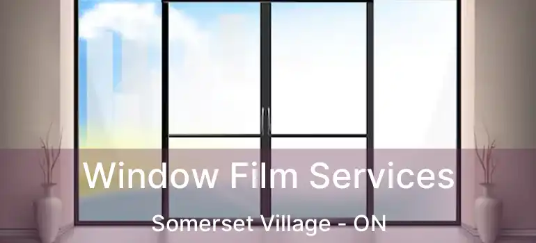  Window Film Services Somerset Village - ON