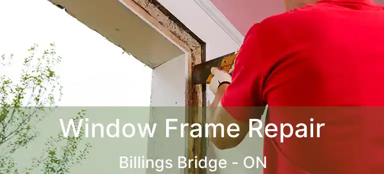  Window Frame Repair Billings Bridge - ON