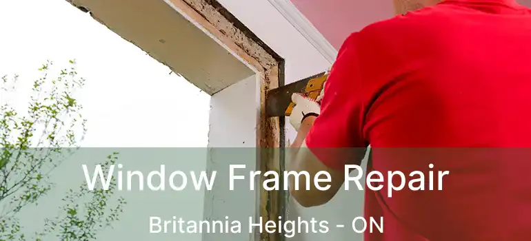  Window Frame Repair Britannia Heights - ON