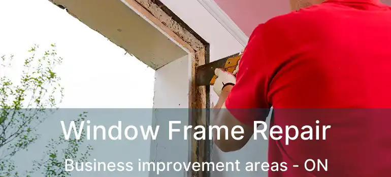  Window Frame Repair Business improvement areas - ON