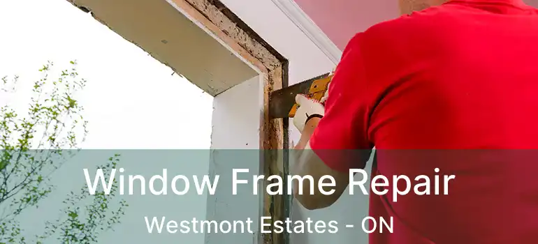  Window Frame Repair Westmont Estates - ON