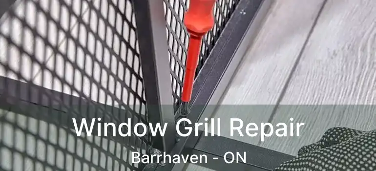  Window Grill Repair Barrhaven - ON