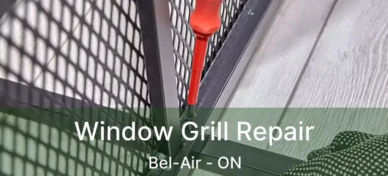  Window Grill Repair Bel-Air - ON