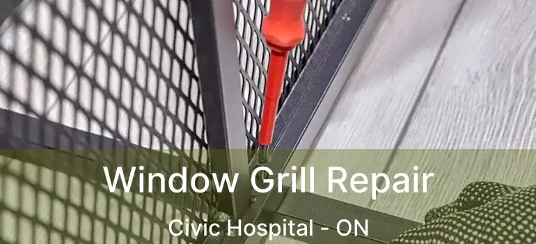  Window Grill Repair Civic Hospital - ON