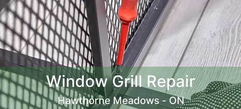  Window Grill Repair Hawthorne Meadows - ON