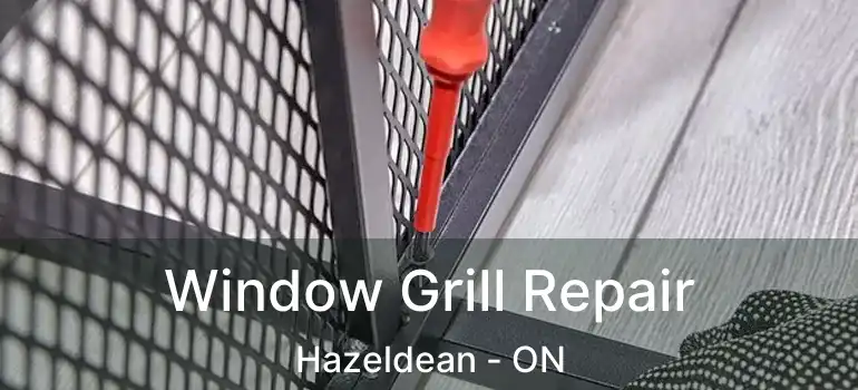  Window Grill Repair Hazeldean - ON