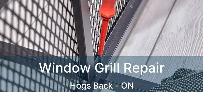  Window Grill Repair Hogs Back - ON