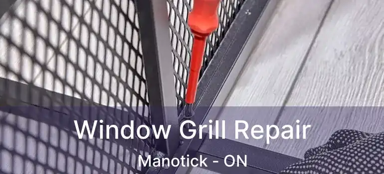  Window Grill Repair Manotick - ON