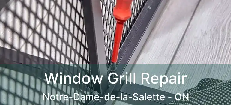  Window Grill Repair Notre-Dame-de-la-Salette - ON