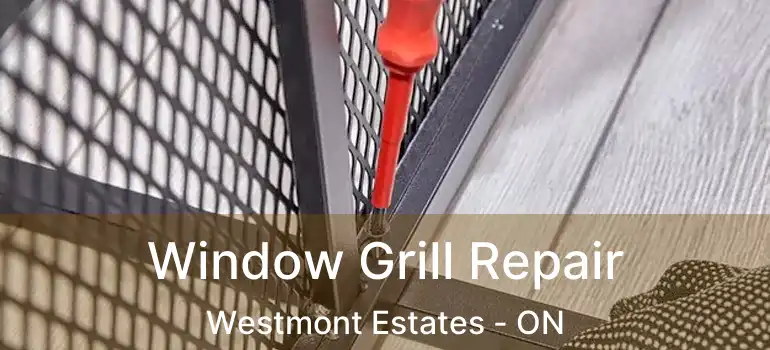  Window Grill Repair Westmont Estates - ON