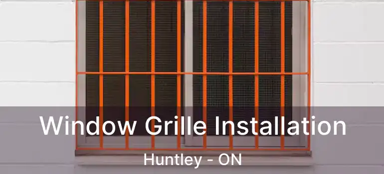  Window Grille Installation Huntley - ON