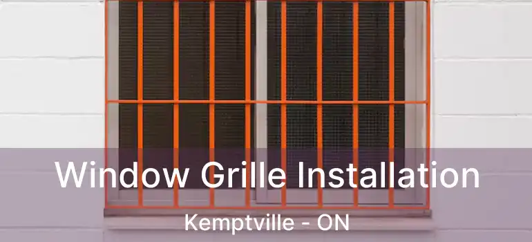  Window Grille Installation Kemptville - ON