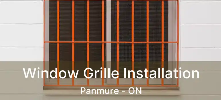  Window Grille Installation Panmure - ON