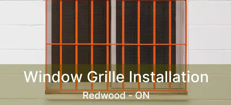  Window Grille Installation Redwood - ON