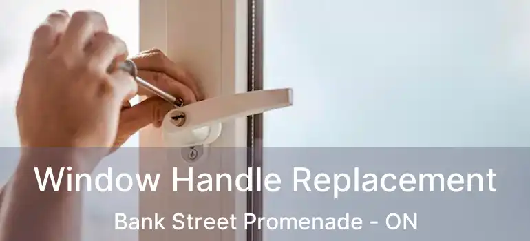  Window Handle Replacement Bank Street Promenade - ON