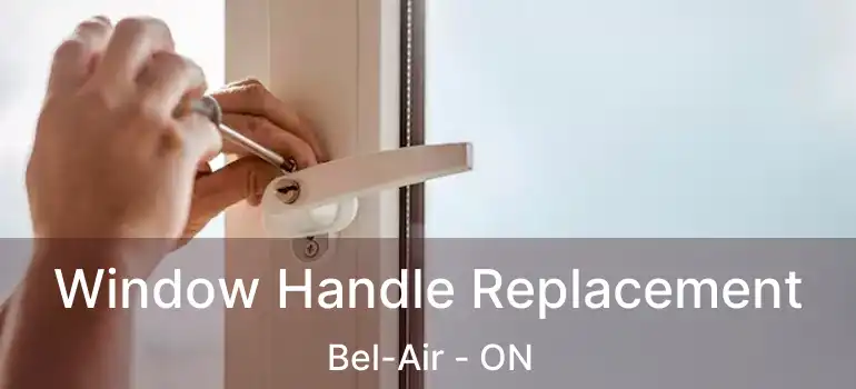  Window Handle Replacement Bel-Air - ON