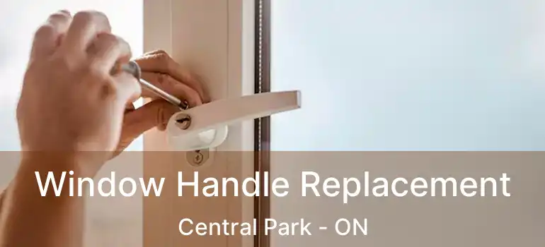  Window Handle Replacement Central Park - ON