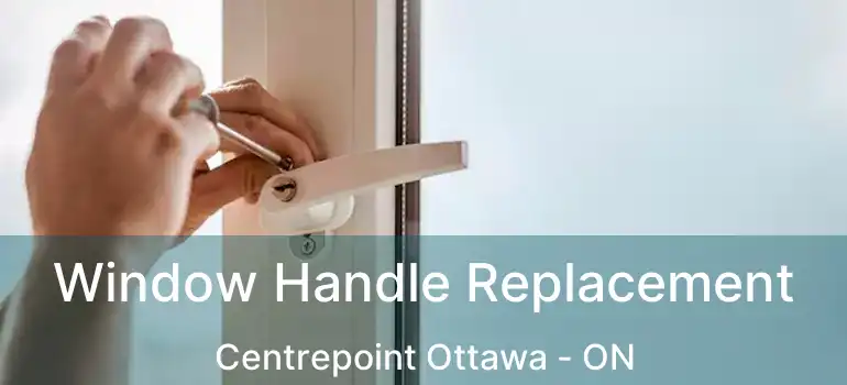  Window Handle Replacement Centrepoint Ottawa - ON