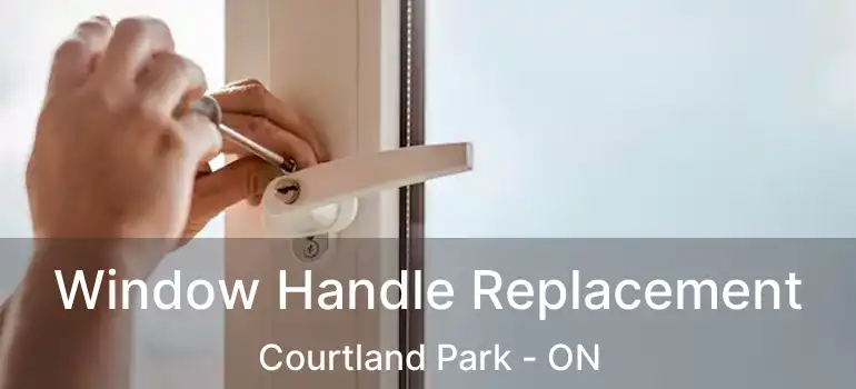  Window Handle Replacement Courtland Park - ON