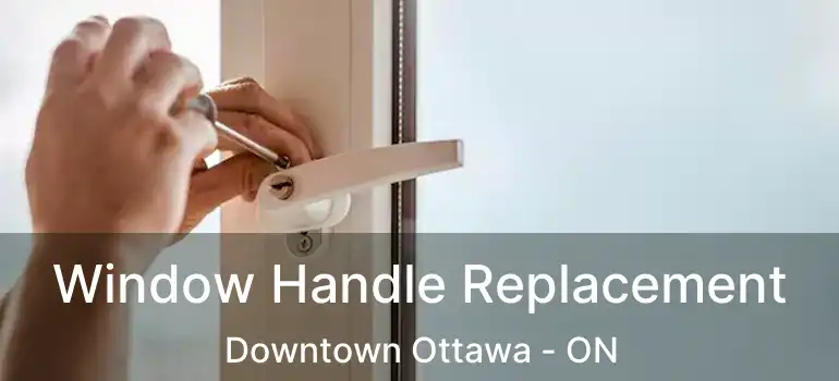  Window Handle Replacement Downtown Ottawa - ON