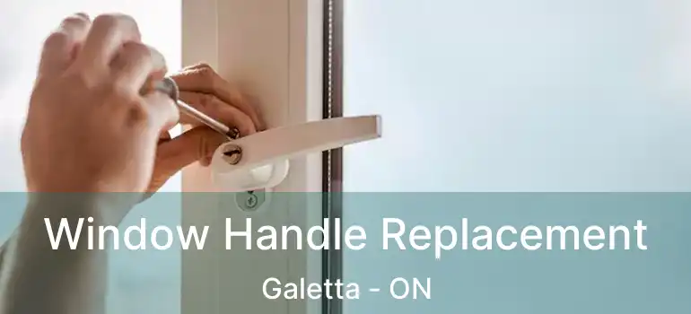  Window Handle Replacement Galetta - ON