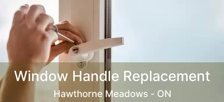  Window Handle Replacement Hawthorne Meadows - ON