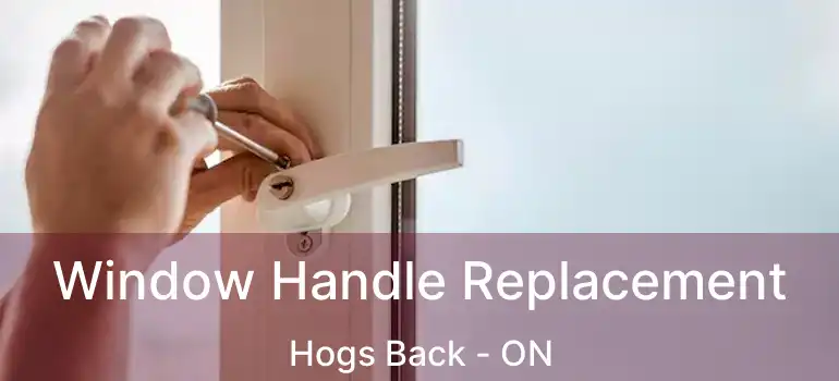  Window Handle Replacement Hogs Back - ON