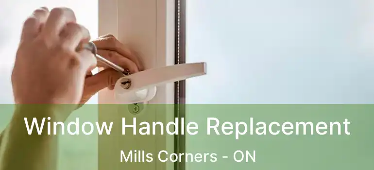  Window Handle Replacement Mills Corners - ON