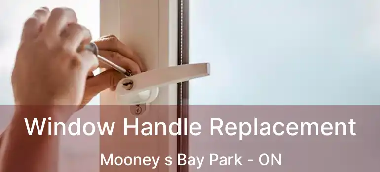  Window Handle Replacement Mooney s Bay Park - ON