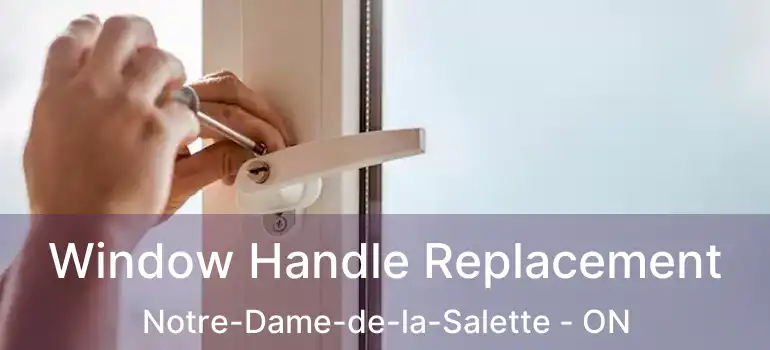  Window Handle Replacement Notre-Dame-de-la-Salette - ON