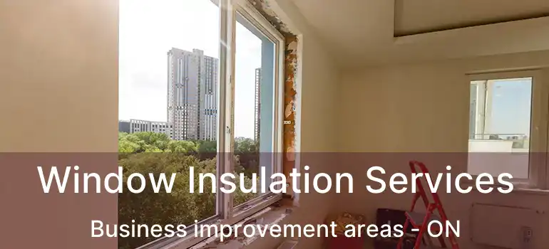  Window Insulation Services Business improvement areas - ON