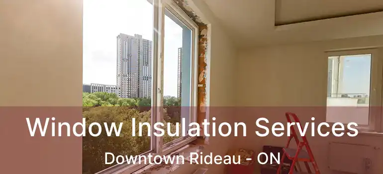  Window Insulation Services Downtown Rideau - ON