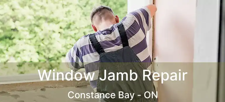  Window Jamb Repair Constance Bay - ON