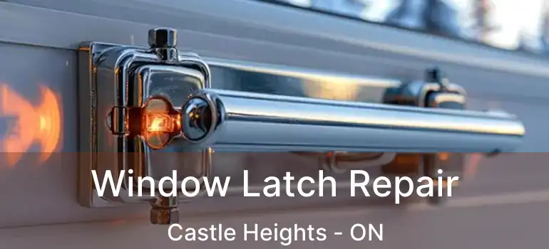  Window Latch Repair Castle Heights - ON