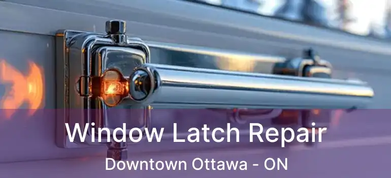  Window Latch Repair Downtown Ottawa - ON