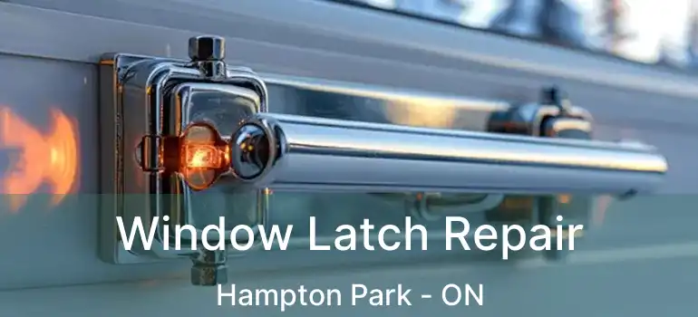  Window Latch Repair Hampton Park - ON