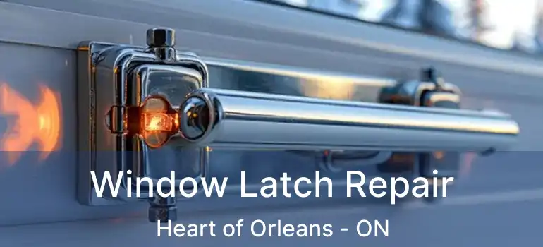  Window Latch Repair Heart of Orleans - ON