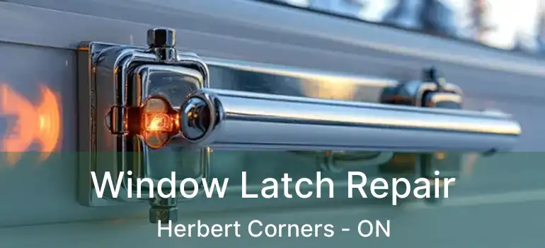  Window Latch Repair Herbert Corners - ON