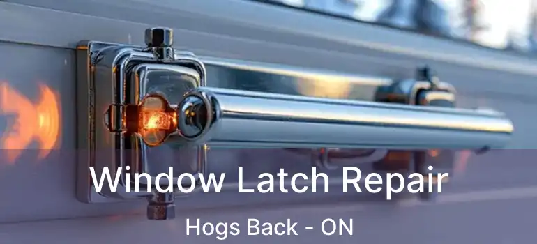  Window Latch Repair Hogs Back - ON