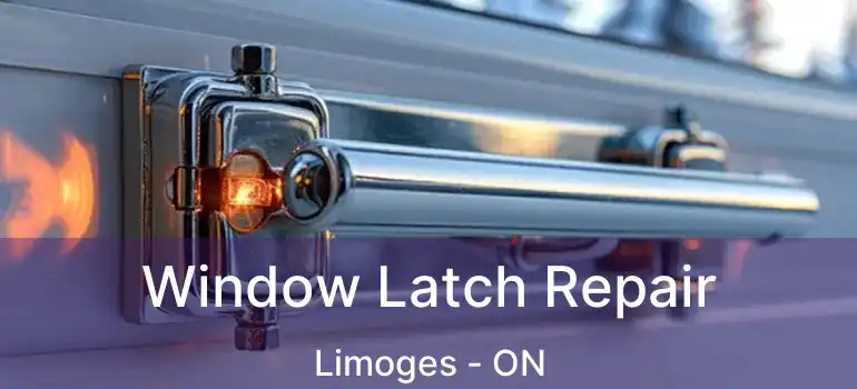  Window Latch Repair Limoges - ON