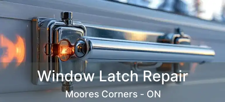  Window Latch Repair Moores Corners - ON